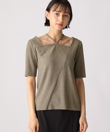 A part by（アパートバイ）の「【e/rm】ヘンケイネックカットTシャツ　299696（Tシャツ/カットソー）」