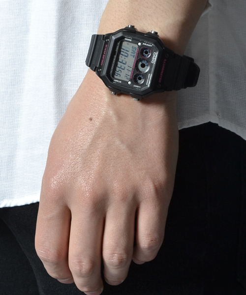 CASIO（カシオ）の「CASIO ＣＯＵＮＴＤＯＷＮ ＴＩＭＥＲ 【WEB限定】（アナログ腕時計・メンズ・ブラック/シルバー/レッド/ブルー/レッド系その他・FREE）」の10枚目の写真