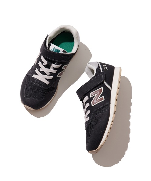 NEW BALANCE（ニューバランス）の「【KIDS】【New balance/ニューバランス】YV373（スニーカー・キッズ・グリーン系その他/ブラック/グレー系その他・20/18/19/21）」の2枚目の写真