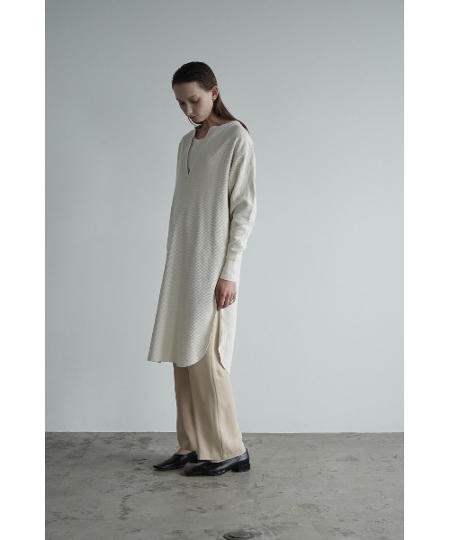 クラネ正規品❗️ 新品TWIST RIB HENRY NECK LONG TOPS CLANE（クラネ）の「TWIST RIB HENRY NECK LONG TOPS（Tシャツ