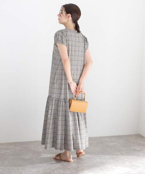 JOURNAL STANDARD（ジャーナルスタンダード）の「Cチェックワンピース（ワンピース・レディース・ブラック/グリーン/ブラック系その他・FREE）」の12枚目の写真