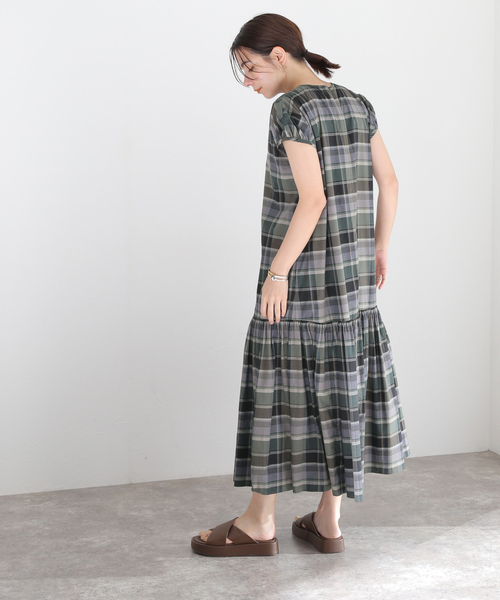 JOURNAL STANDARD（ジャーナルスタンダード）の「Cチェックワンピース（ワンピース・レディース・ブラック/グリーン/ブラック系その他・FREE）」の15枚目の写真