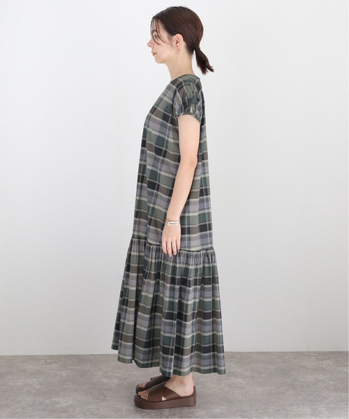 JOURNAL STANDARD（ジャーナルスタンダード）の「Cチェックワンピース（ワンピース・レディース・ブラック/グリーン/ブラック系その他・FREE）」の17枚目の写真