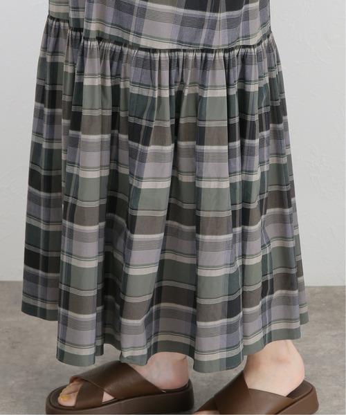 JOURNAL STANDARD（ジャーナルスタンダード）の「Cチェックワンピース（ワンピース・レディース・ブラック/グリーン/ブラック系その他・FREE）」の8枚目の写真