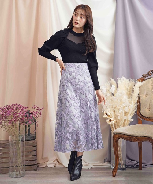 NOELA（ノエラ）の「ドッキングビスチェニット（ニット/セーター・レディース・オフホワイト/ピンク/ブラウン/ブラック・フリー）」の9枚目の写真