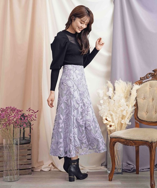 NOELA（ノエラ）の「ドッキングビスチェニット（ニット/セーター・レディース・オフホワイト/ピンク/ブラウン/ブラック・フリー）」の10枚目の写真