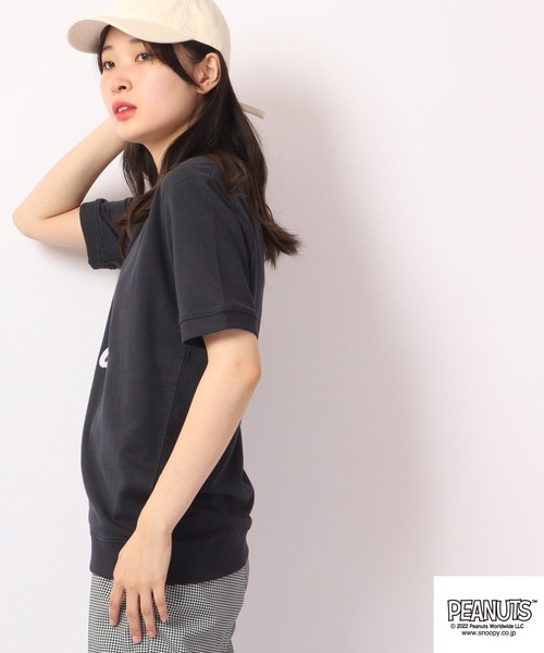 TOWNCRAFT スヌーピー半袖スウェット セール】PEANUTS スヌーピー 半袖 スウェット Tシャツ（Tシャツ