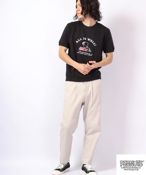 TOWNCRAFT スヌーピー半袖スウェット セール】PEANUTS スヌーピー 半袖 スウェット Tシャツ（Tシャツ