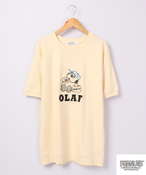 セール】PEANUTS スヌーピー 半袖 スウェット Tシャツ（Tシャツ
