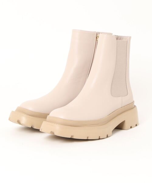 HIMIKO(ヒミコ)の「【HIMIKO】チェルシーブーツ/621422(ブーツ・レディース・ブラック/アイボリー・22.5cm/23.5cm/24.5cm/23.0cm/24.0cm/25.0cm)」の5枚目の写真