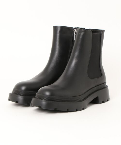 HIMIKO(ヒミコ)の「【HIMIKO】チェルシーブーツ/621422(ブーツ・レディース・ブラック/アイボリー・22.5cm/23.5cm/24.5cm/23.0cm/24.0cm/25.0cm)」の4枚目の写真