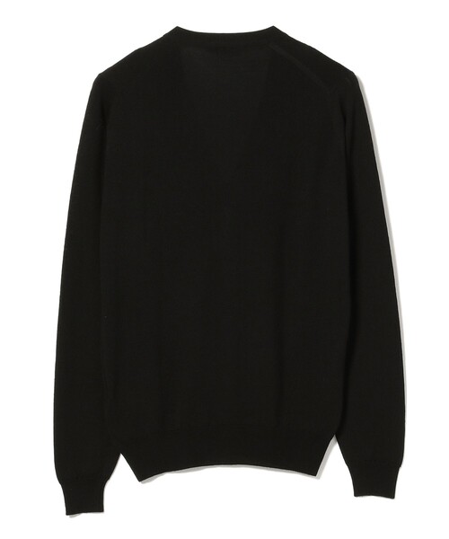 BEAMS F(ビームスエフ)の「JOHN SMEDLEY / BURLEY 24ゲージ ニット カーディガン(カーディガン/ボレロ・メンズ・ブラック/ネイビー・S/M/L)」の4枚目の写真