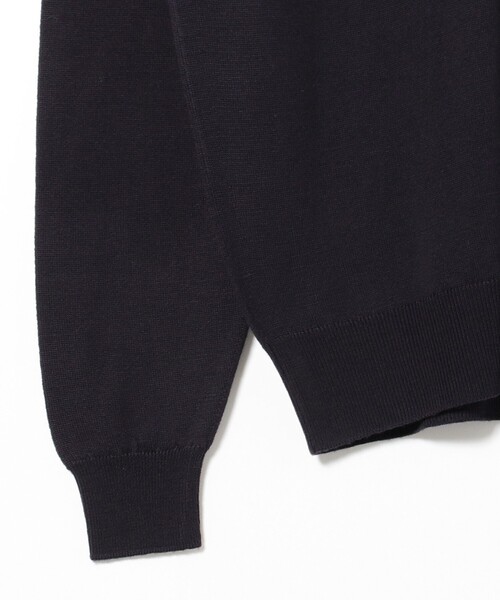 BEAMS F(ビームスエフ)の「JOHN SMEDLEY / BURLEY 24ゲージ ニット カーディガン(カーディガン/ボレロ・メンズ・ブラック/ネイビー・S/M/L)」の8枚目の写真