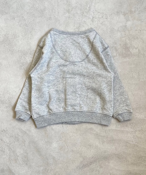 Life Support Products（ライフサポートプロダクツ）の「裏毛ミリタリーカーディガン（80～150cm）（カーディガン/ボレロ・キッズ・ブラック/カーキ/杢グレー・90/100/110/120/80/130/95/140/150）」の8枚目の写真