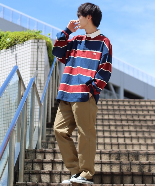 SITRY（シトリー）の「Street color Chef pants/ストリートカラー タック ワイド シェフパンツ（その他パンツ・メンズ・チャコールグレー/ブラック/オフホワイト/ベージュ/オリーブ/グレイッシュブルー/ネイビー・M/L/XL）」の17枚目の写真