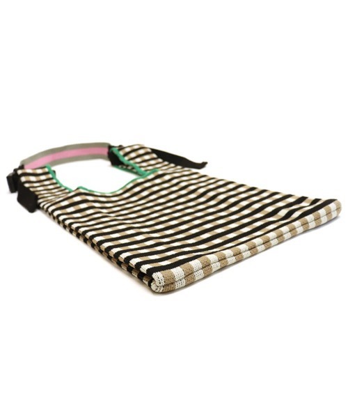 DONOBAN(ドノバン)の「ストラップ付きニットバッグ(ハンドバッグ・レディース・テラコッタ/アイボリー/ブラック/ブルー・F)」の17枚目の写真