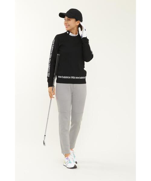 New Balance Golf(ニューバランスゴルフ)の「【new balance golf】ダンボールニット 裏起毛 スウェット スリム ジョガーパンツ (WOMENS SPORT)(スウェットパンツ・レディース・ブラック/グレー/ブラック系その他/ホワイト・MEDIUM/LARGE/SMALL/X-SMALL)」の12枚目の写真