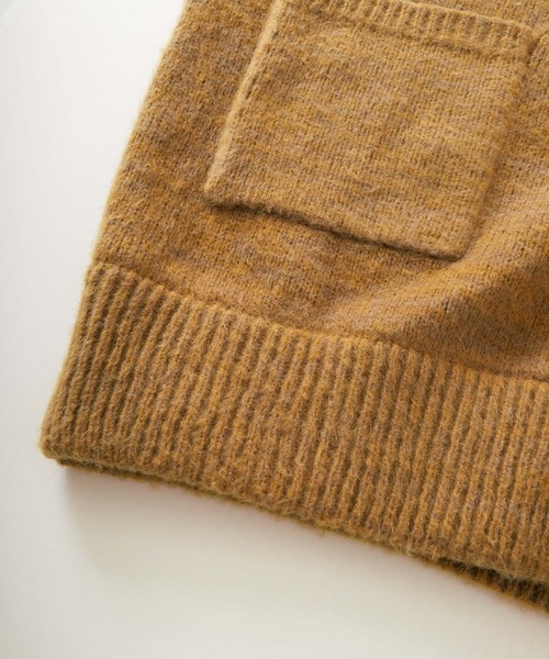 PENNEYS(ぺニーズ)の「【PENNEYS】ぺニーズ 別注 ロゴワッペン刺繍 モヘアライクミックスカラーニットルーズカーディガン(カーディガン/ボレロ・メンズ・ネイビー/チャコール/キャメル/グリーン・M/L)」の18枚目の写真