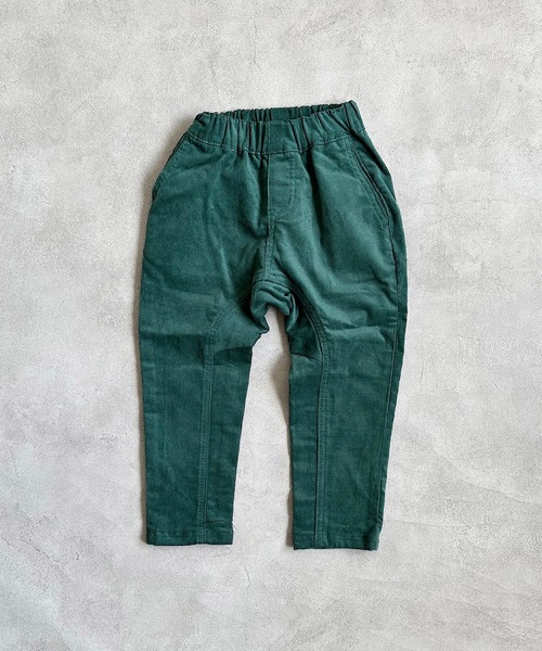 BIG FIELD（ビッグフィールド）の「コールテンエッグパンツ（80～150cm）（その他パンツ・キッズ・ネイビー/テラコッタ/グリーン/キャメル/ブラック・80/90/95/100/110/120/130/140/150）」の8枚目の写真