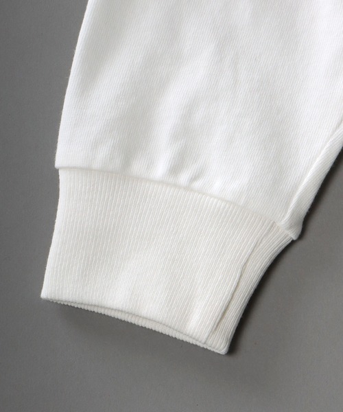 SITRY（シトリー）の「Heavy weight wide mock neck pullover/ヘビーウェイト ワイドモックネック プルオーバー（Tシャツ/カットソー・メンズ・ベージュ/サンドベージュ/グリーン/サックスブルー/ホワイト/チャコールグレー/ブラック・M/L/XL）」の16枚目の写真