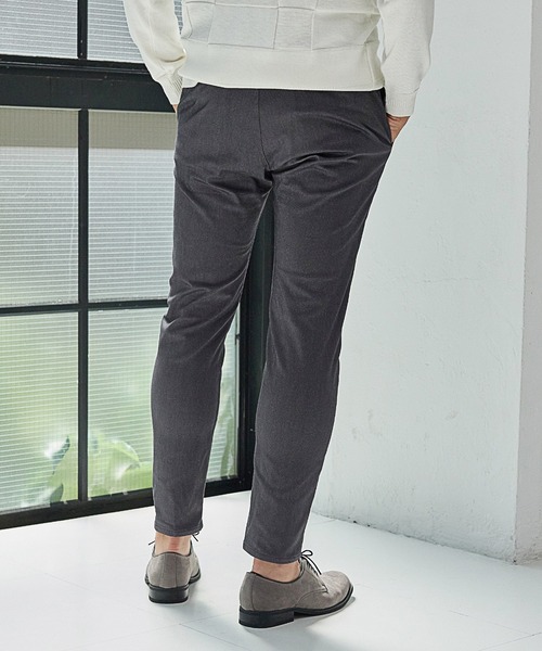 UNION STATION（ユニオンステーション）の「【EFFORTLESS】ハケメストレッチイージーパンツ（チノパンツ・メンズ・チャコールグレー/ライトグレー・LL/S/M/L）」の5枚目の写真
