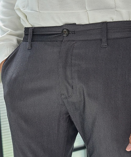 UNION STATION（ユニオンステーション）の「【EFFORTLESS】ハケメストレッチイージーパンツ（チノパンツ・メンズ・チャコールグレー/ライトグレー・LL/S/M/L）」の6枚目の写真