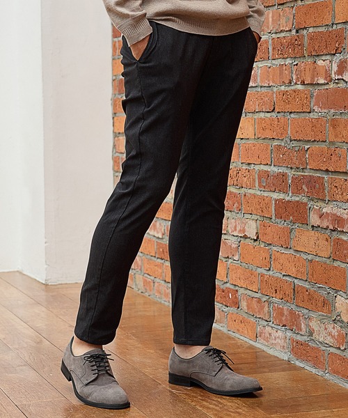 UNION STATION（ユニオンステーション）の「【EFFORTLESS】ハケメストレッチイージーパンツ（チノパンツ・メンズ・チャコールグレー/ライトグレー・LL/S/M/L）」の8枚目の写真