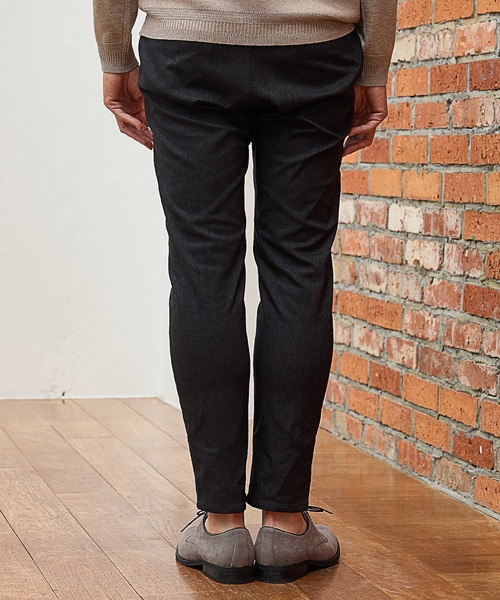 UNION STATION（ユニオンステーション）の「【EFFORTLESS】ハケメストレッチイージーパンツ（チノパンツ・メンズ・チャコールグレー/ライトグレー・LL/S/M/L）」の10枚目の写真