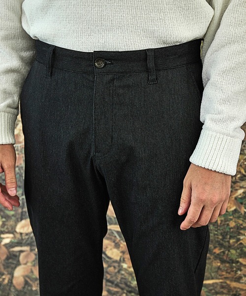 UNION STATION（ユニオンステーション）の「【EFFORTLESS】ハケメストレッチイージーパンツ（チノパンツ・メンズ・チャコールグレー/ライトグレー・LL/S/M/L）」の15枚目の写真