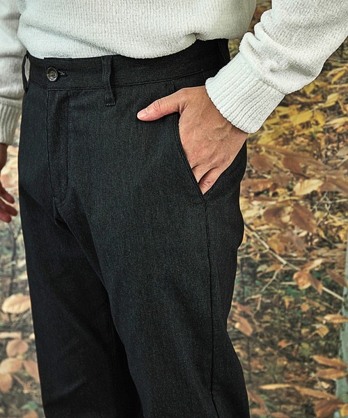 UNION STATION（ユニオンステーション）の「【EFFORTLESS】ハケメストレッチイージーパンツ（チノパンツ・メンズ・チャコールグレー/ライトグレー・LL/S/M/L）」の16枚目の写真