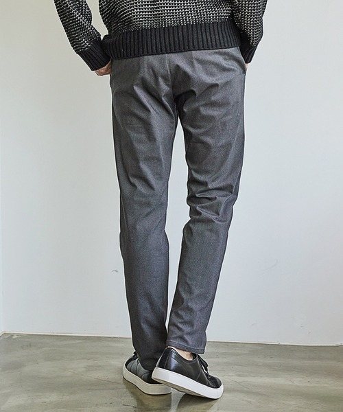 UNION STATION（ユニオンステーション）の「【EFFORTLESS】ハケメストレッチイージーパンツ（チノパンツ・メンズ・チャコールグレー/ライトグレー・LL/S/M/L）」の19枚目の写真