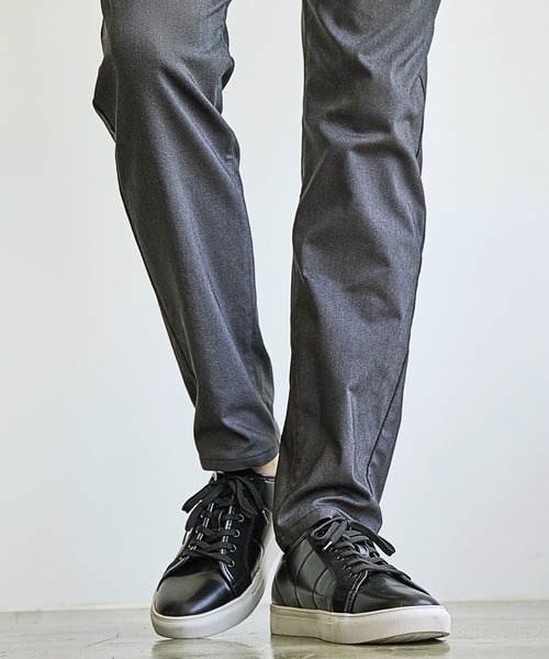 UNION STATION（ユニオンステーション）の「【EFFORTLESS】ハケメストレッチイージーパンツ（チノパンツ・メンズ・チャコールグレー/ライトグレー・LL/S/M/L）」の20枚目の写真