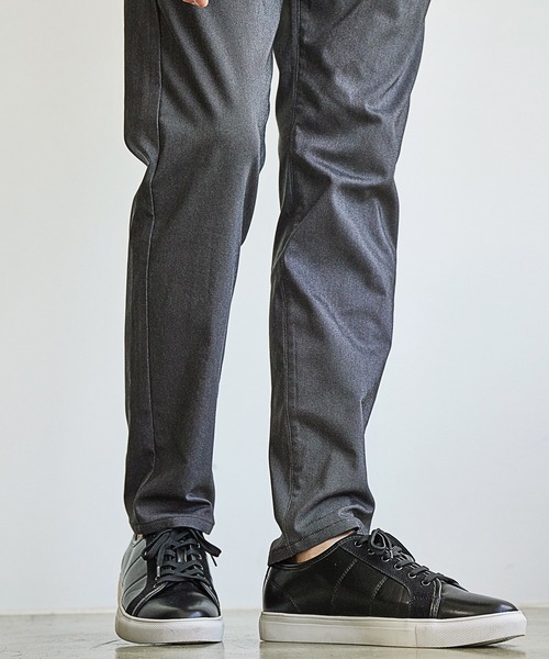 UNION STATION（ユニオンステーション）の「【EFFORTLESS】ハケメストレッチイージーパンツ（チノパンツ・メンズ・チャコールグレー/ライトグレー・LL/S/M/L）」の21枚目の写真