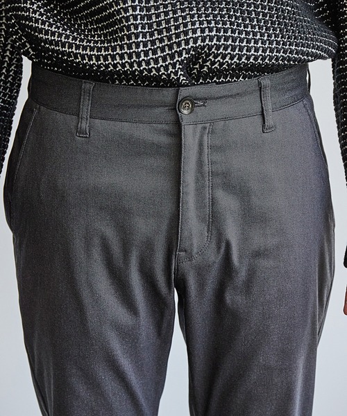 UNION STATION（ユニオンステーション）の「【EFFORTLESS】ハケメストレッチイージーパンツ（チノパンツ・メンズ・チャコールグレー/ライトグレー・LL/S/M/L）」の22枚目の写真