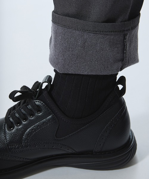 UNION STATION（ユニオンステーション）の「【EFFORTLESS】ハケメストレッチイージーパンツ（チノパンツ・メンズ・チャコールグレー/ライトグレー・LL/S/M/L）」の3枚目の写真