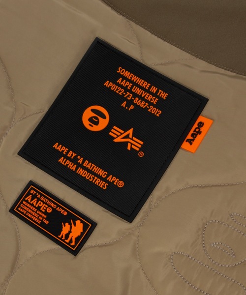 AAPE X ALPHA INDUSTRIES LINING JKT
