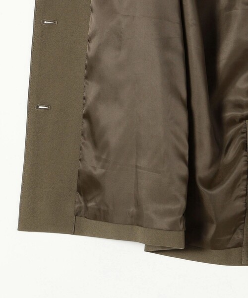 SHIPS any(シップス エニィ)の「SHIPS any:〈ウォッシャブル〉ノーカラー ジレ◇(ベスト・レディース・ブラック/カーキ・ONE SIZE)」の8枚目の写真