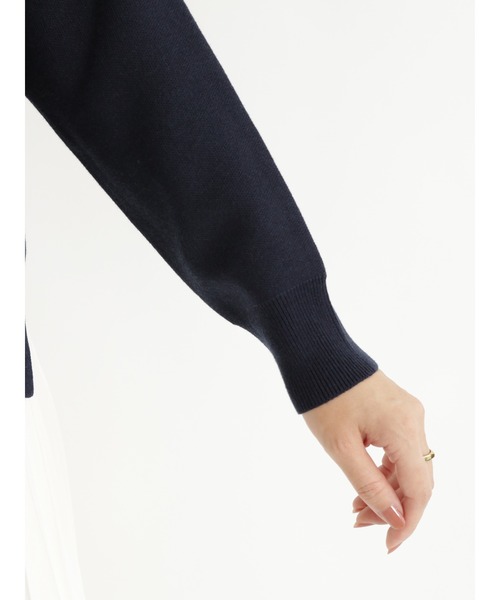 Te chichi（テチチ）の「ロゴジャカードニット（ニット/セーター・レディース・チャコール/ネイビー/ベージュ・ﾌﾘ-）」の12枚目の写真