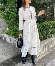 OLIVE des OLIVE | 【WEB限定】ピンタッククレリックワンピース(ワンピース)