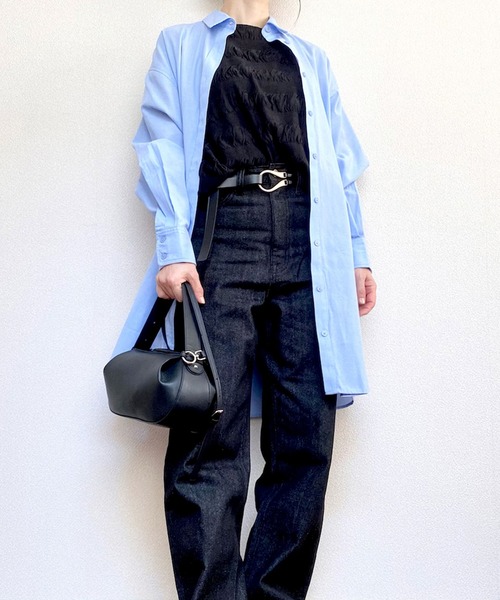 florist(フローリスト)の「無段階調整Uバックル細めタイベルト(ベルト・レディース・ブラック/ゴールド/シルバー・FREE)」の10枚目の写真