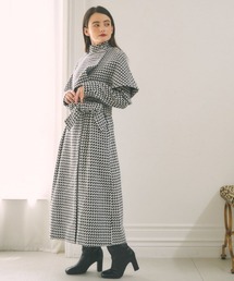【初回限定】 MIRO AMURETTE（ミロアミュレット）の「belle coat/千鳥柄 cape ジャケット・アウター