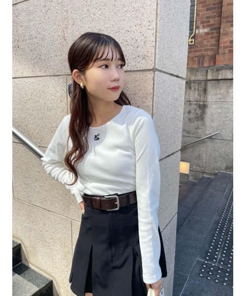 one after another NICE CLAUP（ワンアフターアナザーナイスクラップ）の「千鳥リボンバレッタ（バレッタ/ヘアクリップ・レディース・ブラック系その他・FREE）」の3枚目の写真
