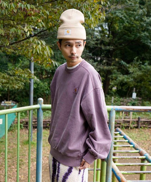 カーハート WIP vista スウェットシャツ ミラー M 美品 □TOPS CARHARTT WIP HOODED VISTA/Mirror garment dyed SIZE:M