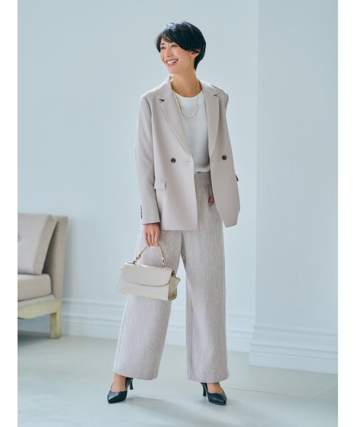 THE SHOP TK （ザ ショップ ティーケー ）の「◆【セレモニー/入卒/洗える】ジョーゼット袖シャーリングブラウス（シャツ/ブラウス・レディース・ホワイト系/ネイビー・11/12/13/14）」の18枚目の写真