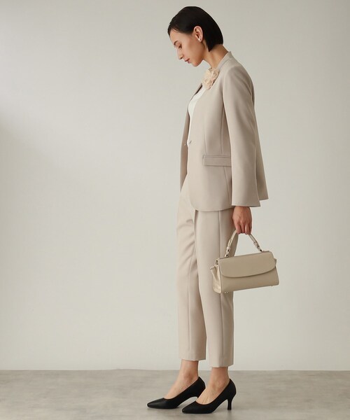 THE SHOP TK （ザ ショップ ティーケー ）の「◆【セレモニー/入卒/洗える】ジョーゼット袖シャーリングブラウス（シャツ/ブラウス・レディース・ホワイト系/ネイビー・11/12/13/14）」の17枚目の写真