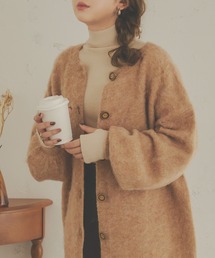 Ambre Neige | ふわふわ暖か。前後2WAYメランジウールカーディガン／【WEB/EC限定商品】(カーディガン/ボレロ)
