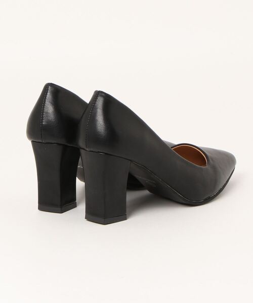 STYLEBLOCK(スタイルブロック)の「チャンキーヒールポインテッドトゥパンプス(パンプス・レディース・ホワイト/ベージュ系その他/ブラック/ホワイト系その他・37/35/36/39/38/40/41/42)」の6枚目の写真