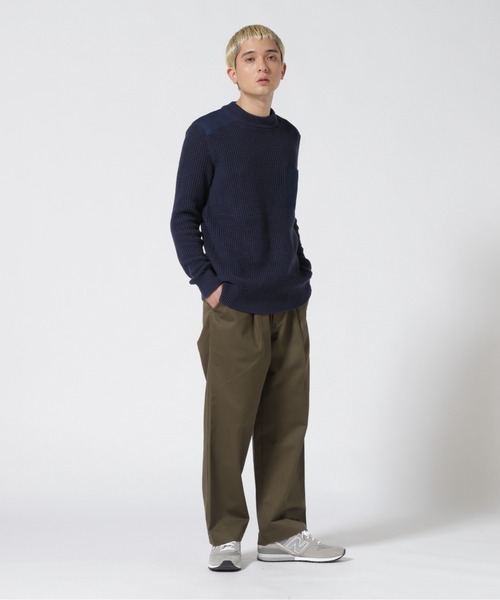 DENHAM（デンハム）の「DENHAM/デンハム/3MIJ CW ワイドチノ（チノパンツ・メンズ・オリーブ系・M/L/S）」の3枚目の写真