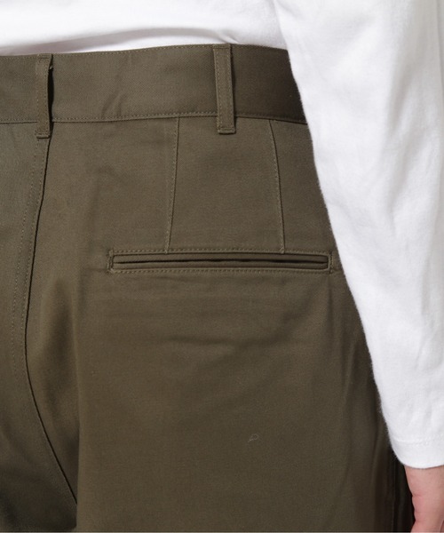 DENHAM（デンハム）の「DENHAM/デンハム/3MIJ CW ワイドチノ（チノパンツ・メンズ・オリーブ系・M/L/S）」の8枚目の写真