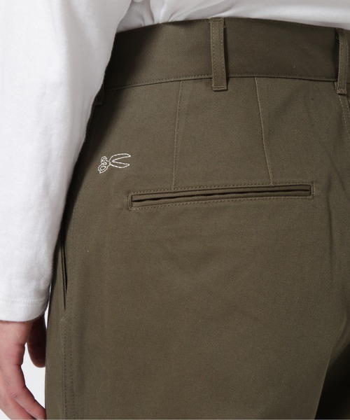 DENHAM（デンハム）の「DENHAM/デンハム/3MIJ CW ワイドチノ（チノパンツ・メンズ・オリーブ系・M/L/S）」の9枚目の写真